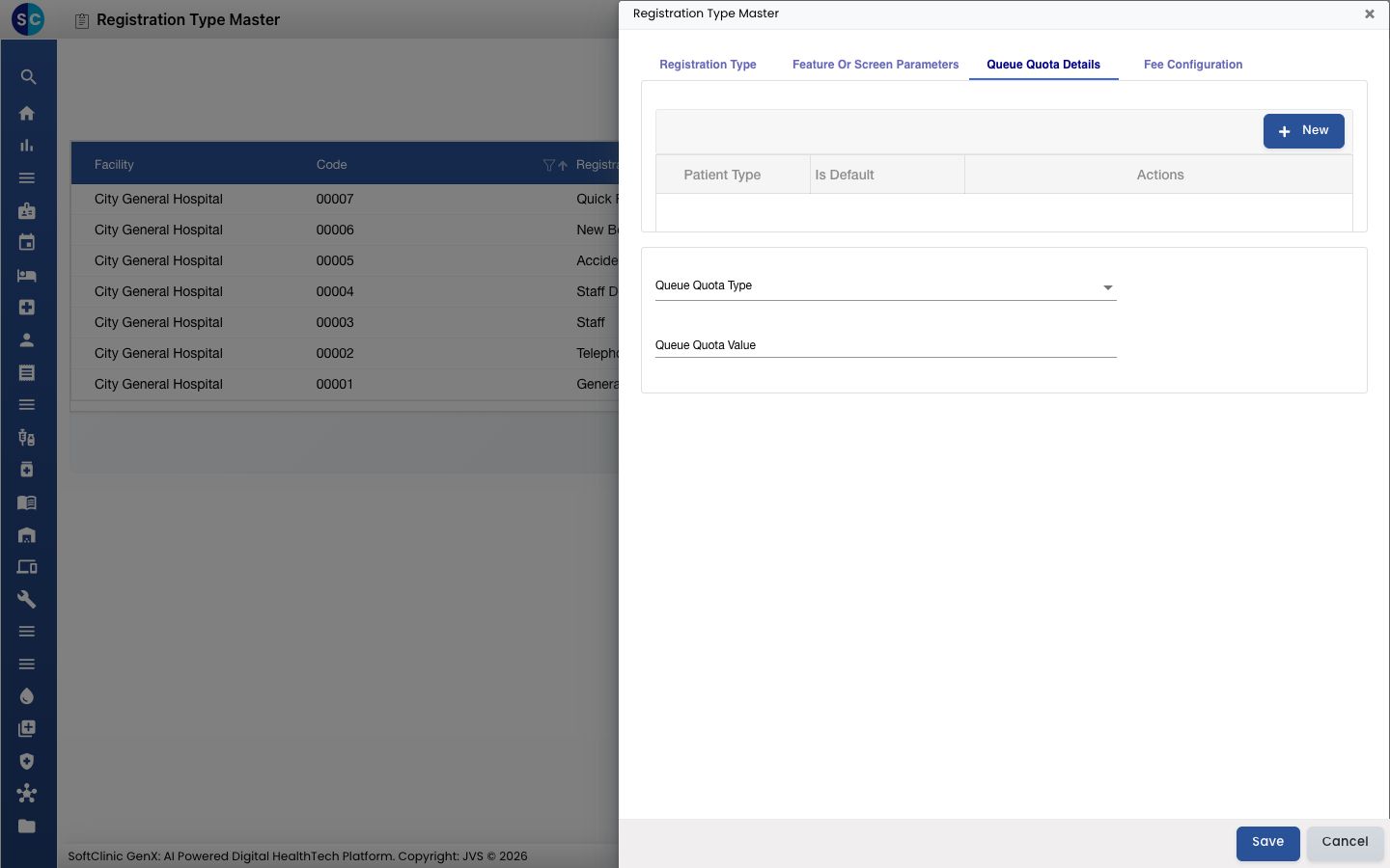 The Queue Quota Details tab